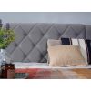 Pat Encanto 160 x 200 , tapitat, cu saltea, culoare gri deschis