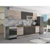 Bucatarie Alfa 320, wenge/sonoma, blat termic nuc, corp hota