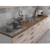 Bucatarie Alfa 320, sonoma, blat termic nuc, corp pentru cuptor incorporabil