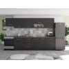 Bucatarie Alfa 320, wenge, blat termic nuc, corp hota