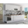 Bucatarie Alfa 320, alb, blat termic nuc, corp pentru cuptor incorporabil