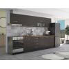 Bucatarie Alfa 320, wenge, blat termic nuc, corp hota
