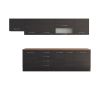 Bucatarie Alfa 320, wenge, blat termic nuc, corp hota
