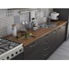 Bucatarie Alfa 320, wenge, blat termic nuc, corp hota
