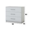 Pat 2223, 160x200, tapitat, Galben, cu 2 noptiere si comoda