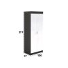Dulap Terra 2D antracit/gri deschis