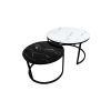 Set 2 mese cafea MC-133, 80x45 cm, sticla