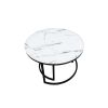 Set 2 mese cafea MC-133, 80x45 cm, sticla