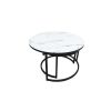 Set 2 mese cafea MC-133, 80x45 cm, sticla