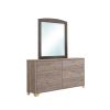 Set pat 1929, 160x200 cm, maro,  2 noptiere, comoda, oglinda