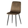 Set 6 scaune + 1 cadou, Scaun S-156, Maro, 41x87x46 cm, Stofa