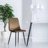 Set 6 scaune + 1 cadou, Scaun S-156, Maro, 41x87x46 cm, Stofa