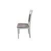 Set 6 scaune + 1 cadou, Scaun living S-221, tapitat, alb, tapiterie gri
