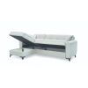 Coltar extensibil New Dynamic, cu spatiu depozitare, crem