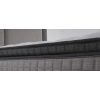 Pat Setter, 160x200 cm, gri, cu saltea si somiera metalica rabatabila