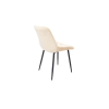 Set 4 Scaune Bucatarie Tapitat S-212, Stofa, Bej