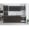 Bucatarie Sofia 260 cm, Wenge, Blat termic nuc, Corp cuptor incorporabil