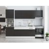 Bucatarie Sofia 260 cm, Wenge / Alb, Blat termic alb, Corp cuptor incorporabil