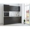 Bucatarie Sofia 200 cm, Wenge, Blat termic alb, Corp cuptor incorporabil