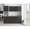 Bucatarie Sofia 200 cm, Wenge, Blat termic nuc, Corp cuptor incorporabil
