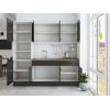 Bucatarie Sofia 200 cm, Wenge, Blat termic nuc, Corp cuptor incorporabil