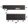 Bucatarie Alfa 320, wenge, blat termic travertin, corp hota