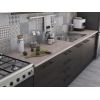 Bucatarie Alfa 320, wenge, blat termic travertin, corp hota