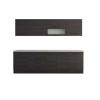 Bucatarie Alfa 260, Cu vitrina, Wenge, Blat termic travertin