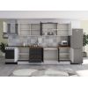 Bucatarie Alfa 320, wenge/alb, blat termic nuc, corp hota