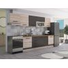 Bucatarie Alfa 320, wenge/sonoma, blat termic nuc, corp hota