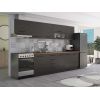 Bucatarie Alfa 320, wenge, blat termic nuc, corp hota