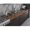 Bucatarie Alfa 320, wenge, blat termic nuc, corp hota