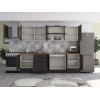 Bucatarie Alfa 320, wenge, blat termic nuc, corp hota