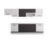 Bucatarie Alfa 320, wenge/alb, blat termic travertin, corp hota