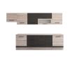 Bucatarie Alfa 320, wenge/sonoma, blat termic alb, corp hota