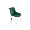 Set 6 scaune bucatarie tapitat S-212, Stofa, Verde