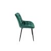 Set 6 scaune bucatarie tapitat S-212, Stofa, Verde