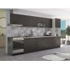 Bucatarie Alfa 380, wenge, blat termic travertin, corp hota, soldat