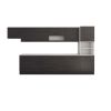 Bucatarie Alfa 380, wenge, blat termic travertin, corp hota, soldat
