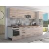 Bucatarie Alfa 320, sonoma, blat termic nuc, corp pentru cuptor incorporabil