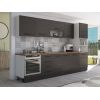 Bucatarie Alfa 320, wenge, blat termic nuc, corp pentru cuptor incorporabil