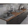 Bucatarie Alfa 320, wenge, blat termic nuc, corp pentru cuptor incorporabil