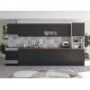 Bucatarie Alfa 380, wenge, blat termic nuc, corp hota, soldat