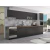 Bucatarie Alfa 380, wenge, blat termic nuc, corp hota, soldat