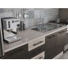Bucatarie Alfa 240, Corp hota, Cu vitrina, Wenge/Sonoma, Blat termic travertin
