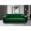 Canapea 3 locuri extensibila Melisa, verde