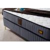 Pat Melia cu saltea 140x200 , tapitat, culoare antracit