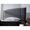 Pat Melia cu saltea 140x200 , tapitat, culoare antracit