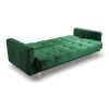 Canapea 3 locuri extensibila Lizbon, verde