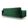 Canapea 3 locuri extensibila Lizbon, verde